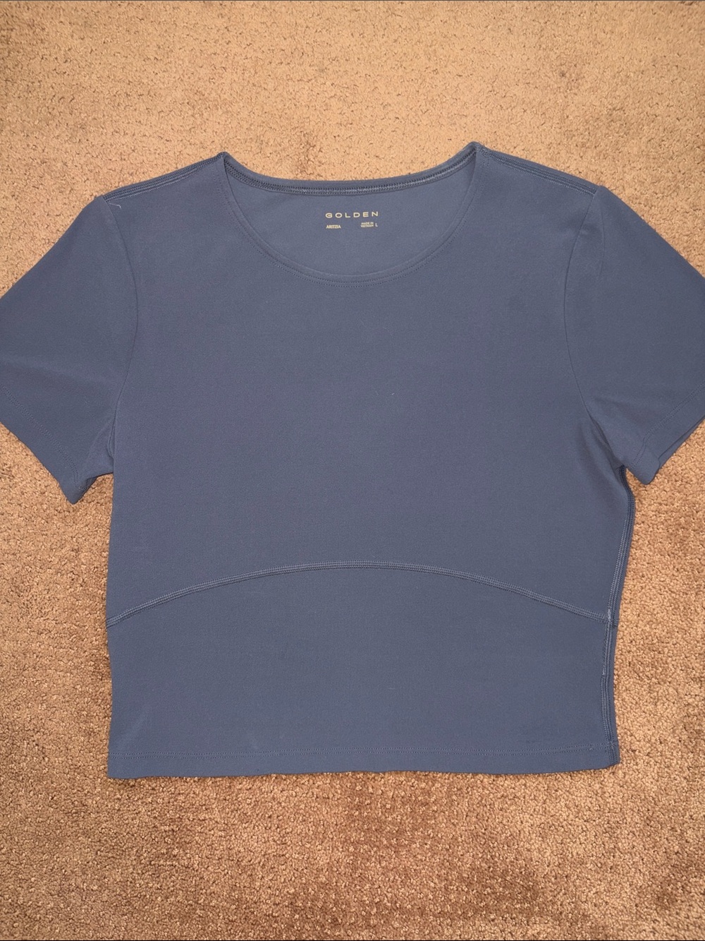 Golden Aritzia Crop Top